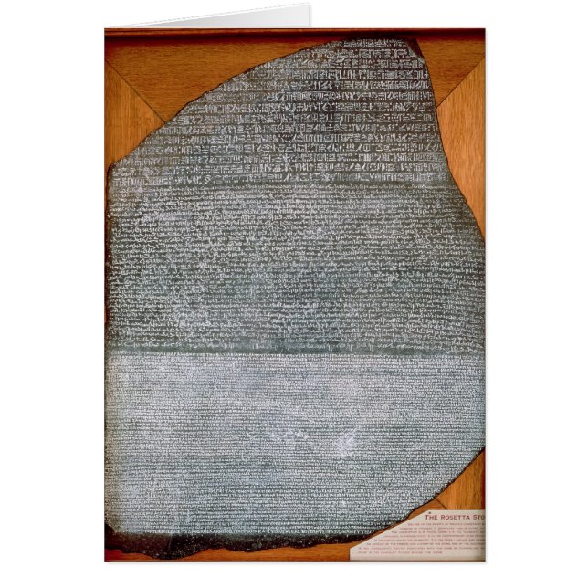 De Rosetta Stone, van Fort St. Julien, (Voorkant)