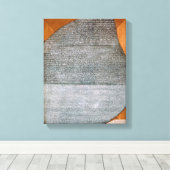 De Rosetta Stone, van Fort St. Julien, Canvas Afdruk (Insitu (Houten vloer))