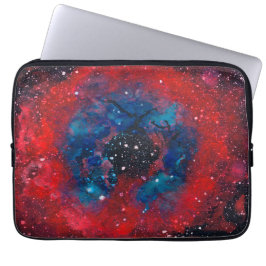 De Rosette Nebula laptophoes Laptop Sleeve