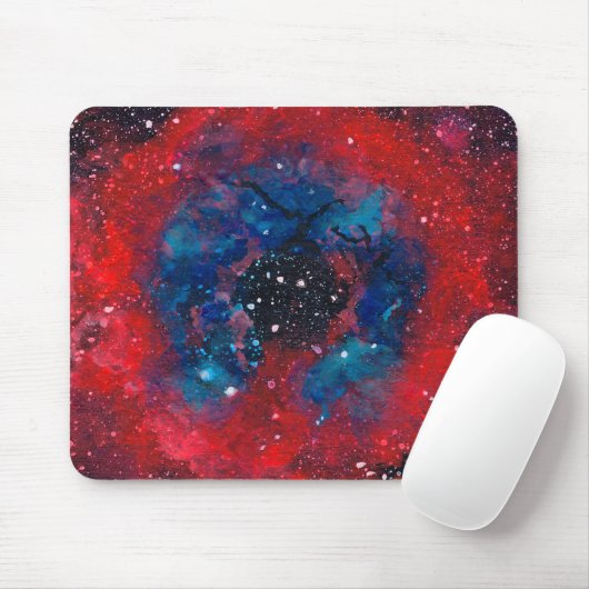 De Rosette Nebula mousepad Muismat (Met muis)