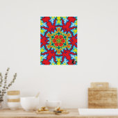 De Rosey Kinetic Collage Kaleidoscoop Poster (Keuken)