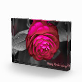 De Rosy Camellia Happy Moederdag Fotoblokken (Rechts)