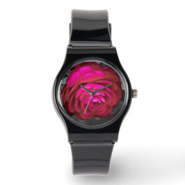 De Rosy Camellia Horloge