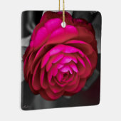 De Rosy Camellia Keramisch Ornament (Rechts)