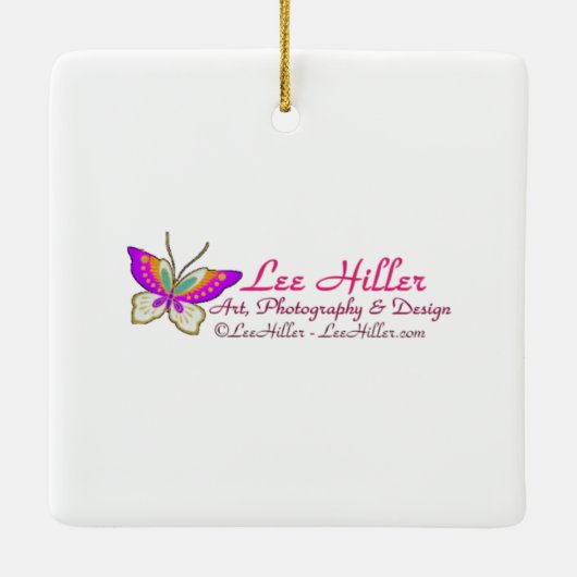 De Rosy Camellia Keramisch Ornament (Achterkant)