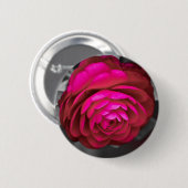 De Rosy Camellia Ronde Button 5,7 Cm (Voorkant /achterkant)