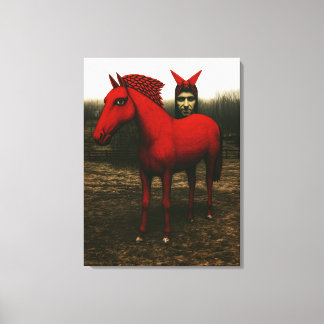 De Rot Reiter Canvas Afdruk