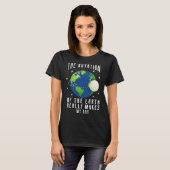 De rotatie van de aarde maakt mijn dag wetenschaps t-shirt (Voorkant volledig)