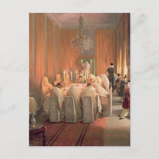 De Rothschild-familie in Prayer Briefkaart (Voorkant)