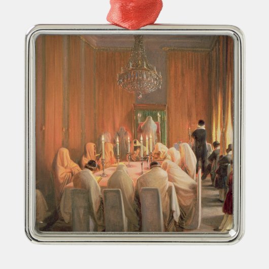 De Rothschild-familie in Prayer Metalen Ornament (Voorkant)