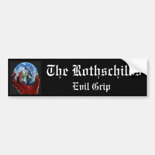 De Rothschilds kwaadaardige grip Bumpersticker