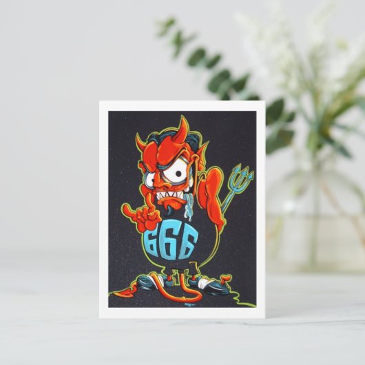 De Rots van de duivel Briefkaart (Staand voorkant)