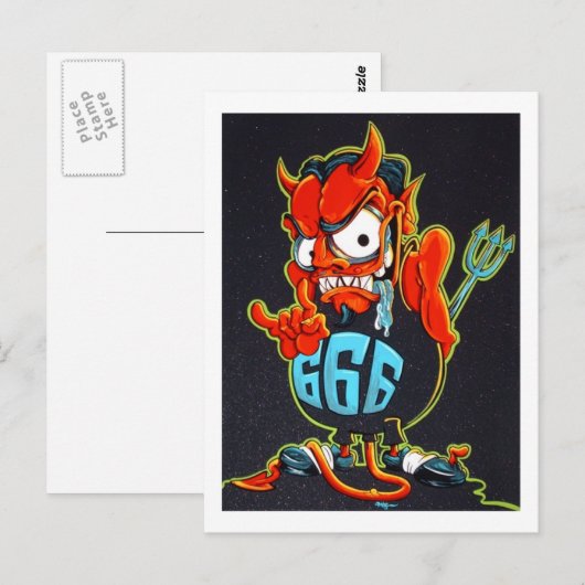 De Rots van de duivel Briefkaart (Voorkant / Achterkant)