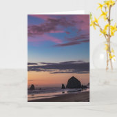 De Rots van de hooiberg - Zonsondergang in Schemer Kaart (Gele Bloem)