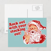 De Rots van de Kerstman uit Feestdagenkaart (Voorkant / Achterkant)