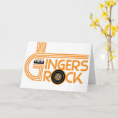 De Rots van Gingers Kaart (Gele Bloem)