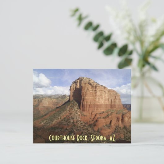 De Rots van het gerechtsgebouw Briefkaart (Staand voorkant)