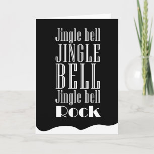 De Rots van Jingle Bell! Feestdagen Kaart