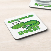 De Rots van krokodillen Drankjes Onderzetter (Linkerzijde)