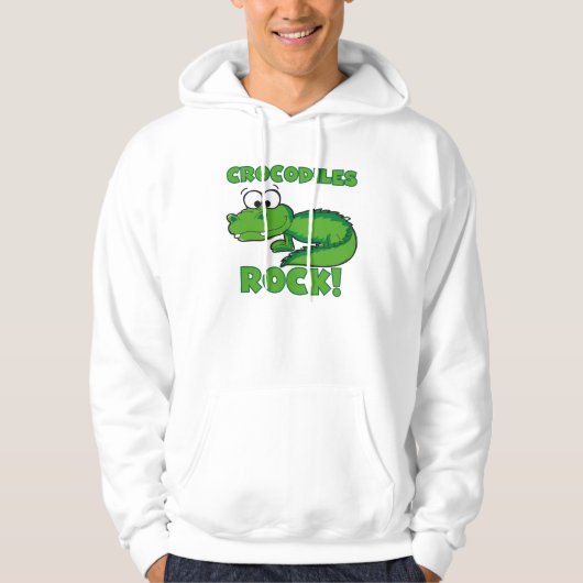 De Rots van krokodillen Hoodie (Voorkant)