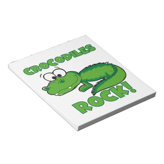 De Rots van krokodillen Notitieblok (Schuin)