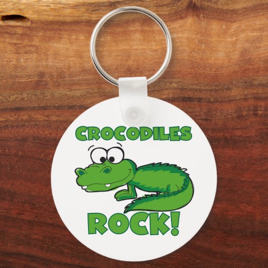 De Rots van krokodillen Sleutelhanger (Voorkant)