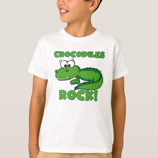 De Rots van krokodillen T-shirt (Voorkant)