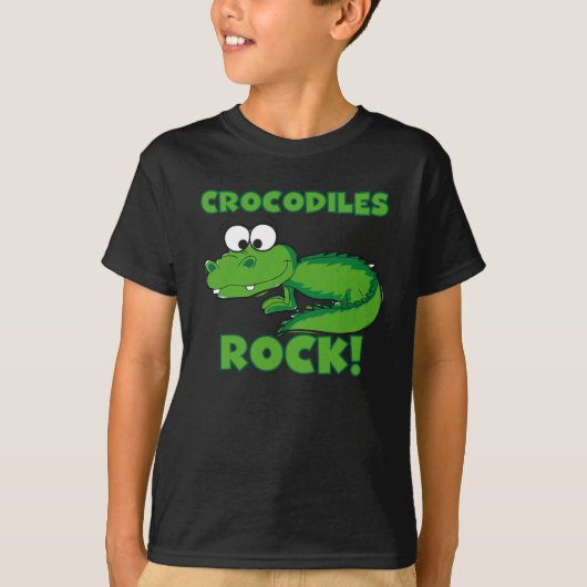 De Rots van krokodillen T-shirt (Voorkant)