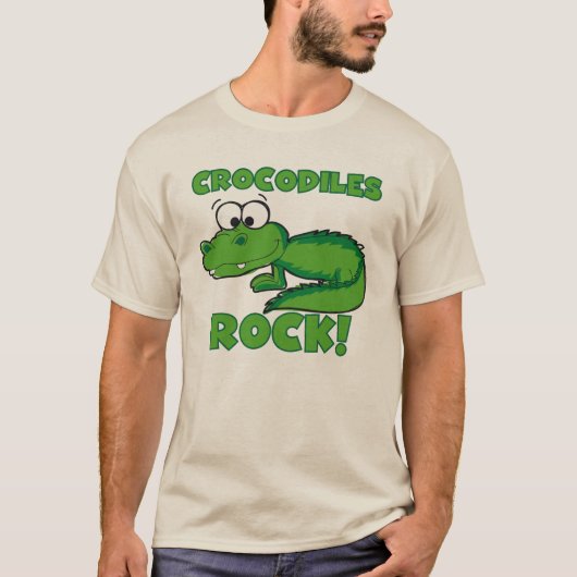 De Rots van krokodillen T-shirt (Voorkant)