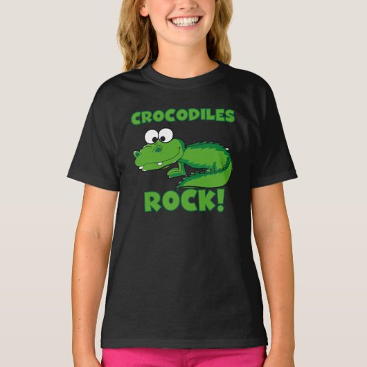 De Rots van krokodillen T-shirt (Voorkant)