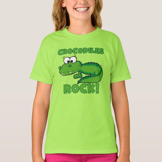 De Rots van krokodillen T-shirt (Voorkant)