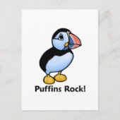 De Rots van papegaaiduikers! Briefkaart (Voorkant)
