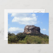 De rots van Sigiriya in Sri Lanka Briefkaart (Voorkant / Achterkant)