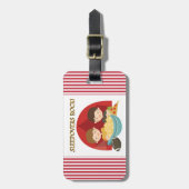 De Rots van Sleepovers Bagagelabel (Voorkant verticaal)