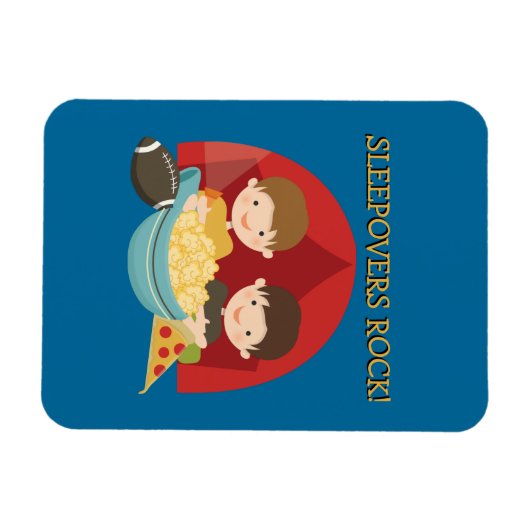 De Rots van Sleepovers Magneet (Horizontaal)