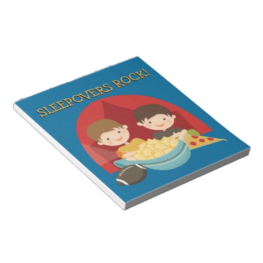 De Rots van Sleepovers Notitieblok (Schuin)