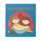 De Rots van Sleepovers Notitieblok (Voorkant)