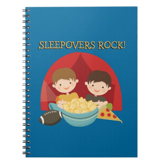 De Rots van Sleepovers Notitieboek (Voorkant)
