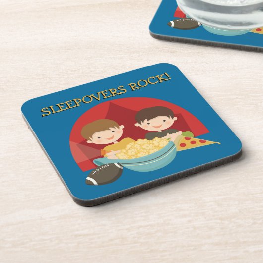 De Rots van Sleepovers Onderzetter (Linkerzijde)