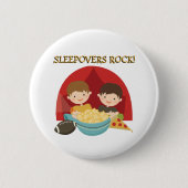 De Rots van Sleepovers Ronde Button 5,7 Cm (Voorkant)