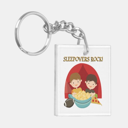 De Rots van Sleepovers Sleutelhanger (Voorkant Links)