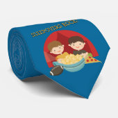 De Rots van Sleepovers Stropdas (Opgerold)