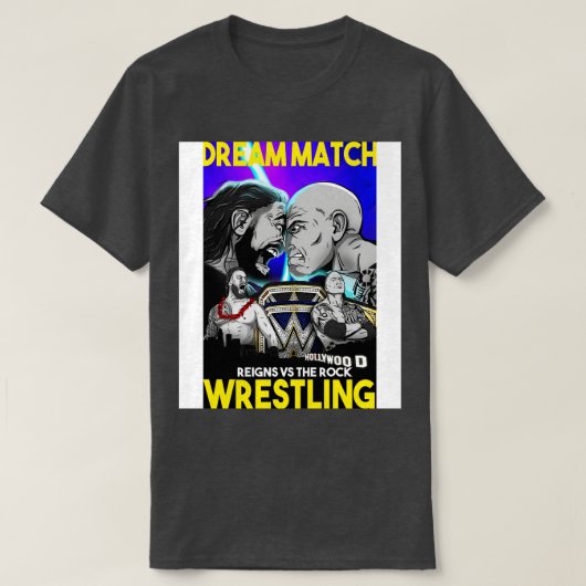 De rots versus Romeins heerst T-shirt (Design voorkant)