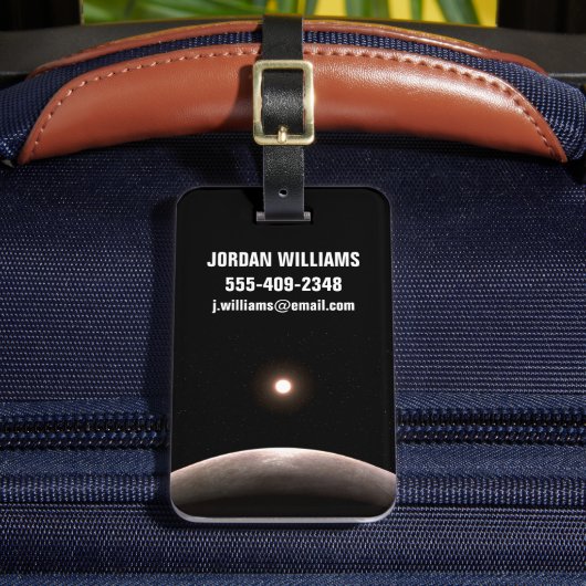 De rotsachtige exoplaneet LHS 475 B en zijn gasthe Bagagelabel (Voorkant Insitu 2)