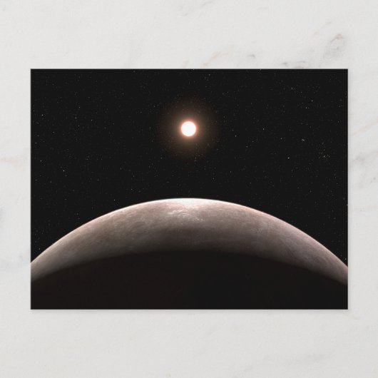 De rotsachtige exoplaneet LHS 475 B en zijn gasthe Briefkaart (Voorkant)