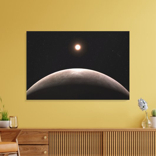 De rotsachtige exoplaneet LHS 475 B en zijn gasthe Canvas Afdruk (Insitu (Woonkamer))