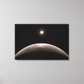 De rotsachtige exoplaneet LHS 475 B en zijn gasthe Canvas Afdruk (Voorkant)