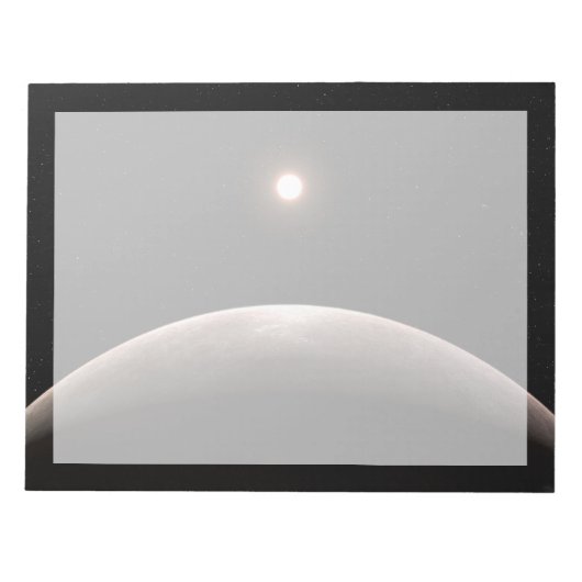 De rotsachtige exoplaneet LHS 475 B en zijn gasthe Notitieblok (Voorkant)