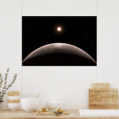 De rotsachtige exoplaneet LHS 475 B en zijn gasthe Poster (Keuken)