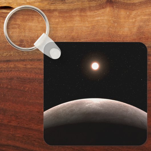 De rotsachtige exoplaneet LHS 475 B en zijn gasthe Sleutelhanger (Voorkant)
